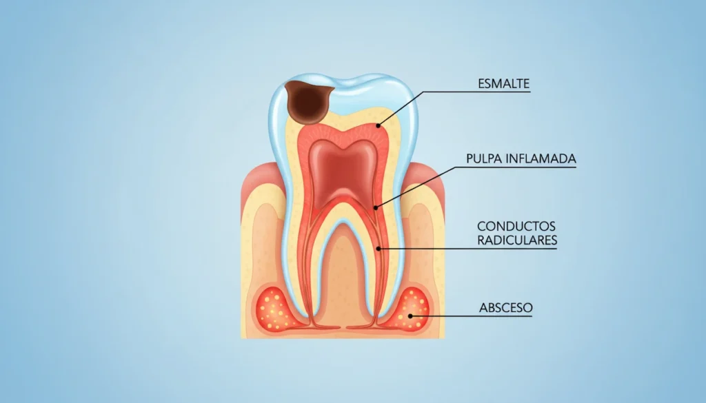 pulpa inflamada y endodoncia dental pulpa inflamada antes de una endodoncia dental
