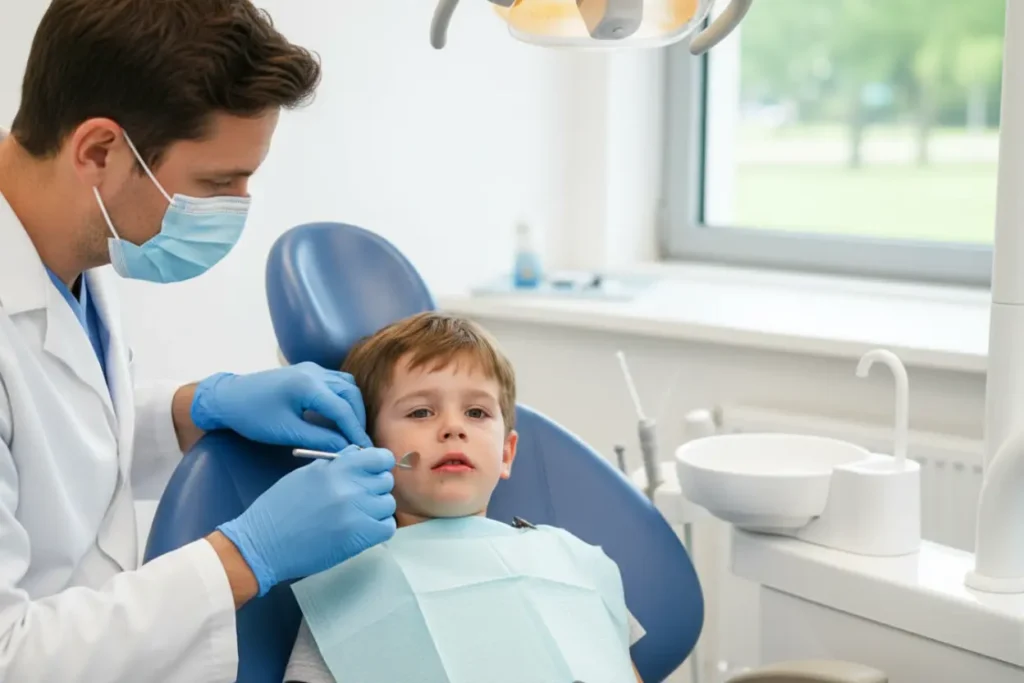 revisión de traumatismos dentales en niños