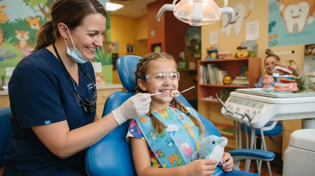 sellador dental en niños